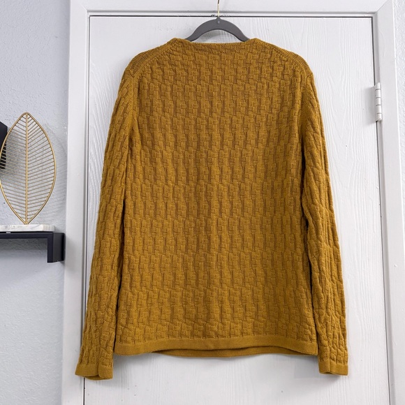 COS Mustard Yellow Crew Neck Sweater - Picture 2 of 8